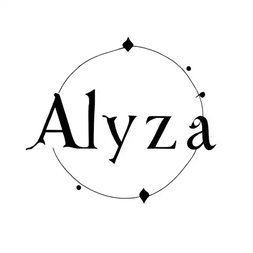 My Name Alyza And Zodiac Sign Virgo Sign Minimalist