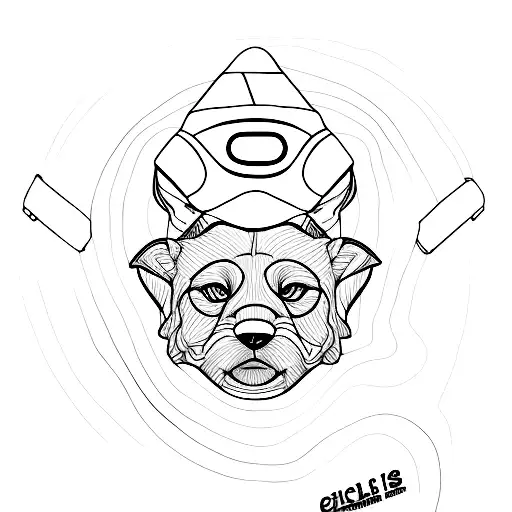 A Minimalist Portrait Of Gibbs Using Simple Lines