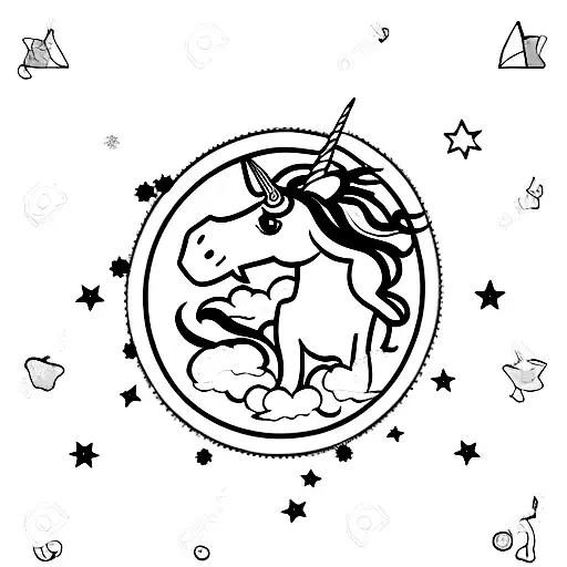 Unicorn Pooping Rainbow