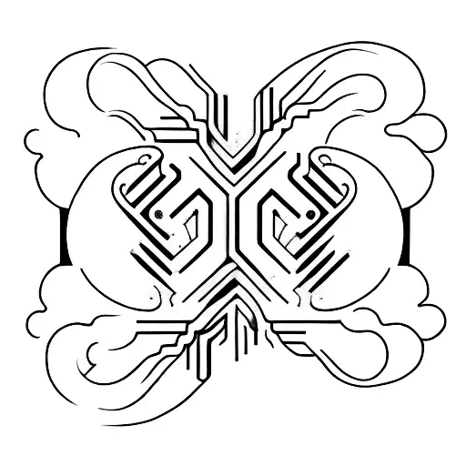 Techno Music Waveform