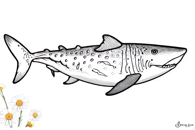 Whale Shark With Daisy's