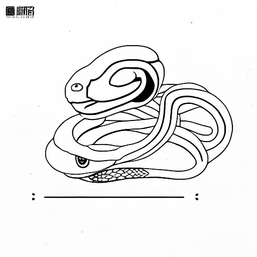 Snake With The Number 01