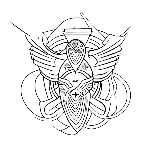 Warrior Pisces Symbol