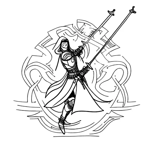 Storlight Archive Inspired Minimalistic Sword