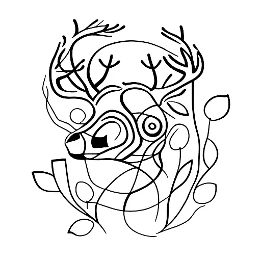 Deer And Fig Branch