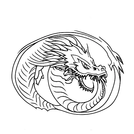 Simple Haku Dragon