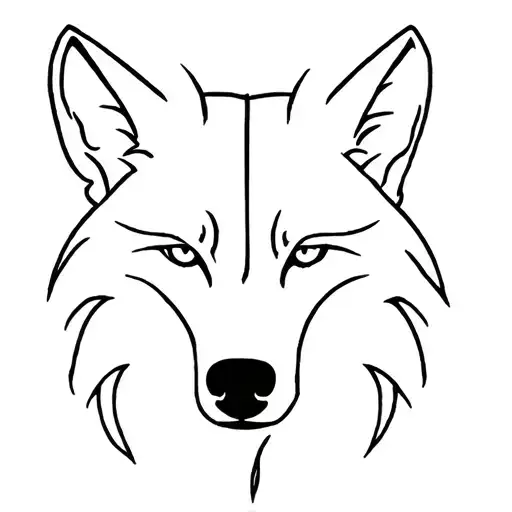 Small Lone Wolf Face