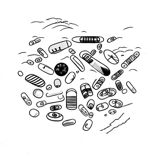 Assortment Of Different Antidepressants