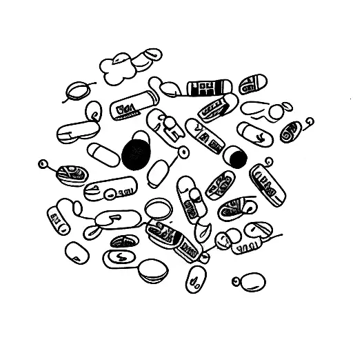 Assortment Of Different Antidepressants