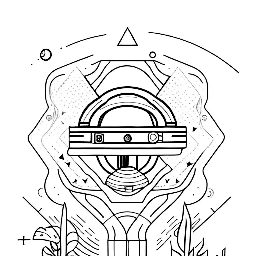 Astronot With Mariujana Plant