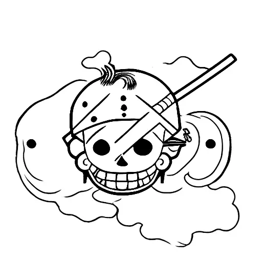 One Piece Zoro Minimalist