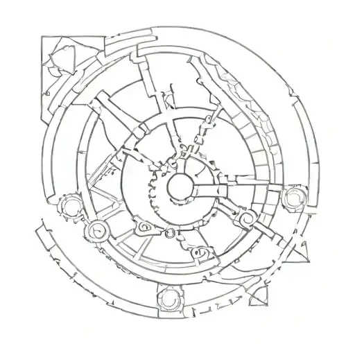 Mechanical Clock Face