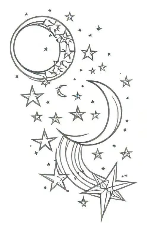 Moon Ans Stars