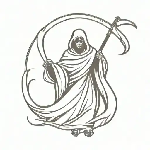 Etherical Grim Reaper Ghost