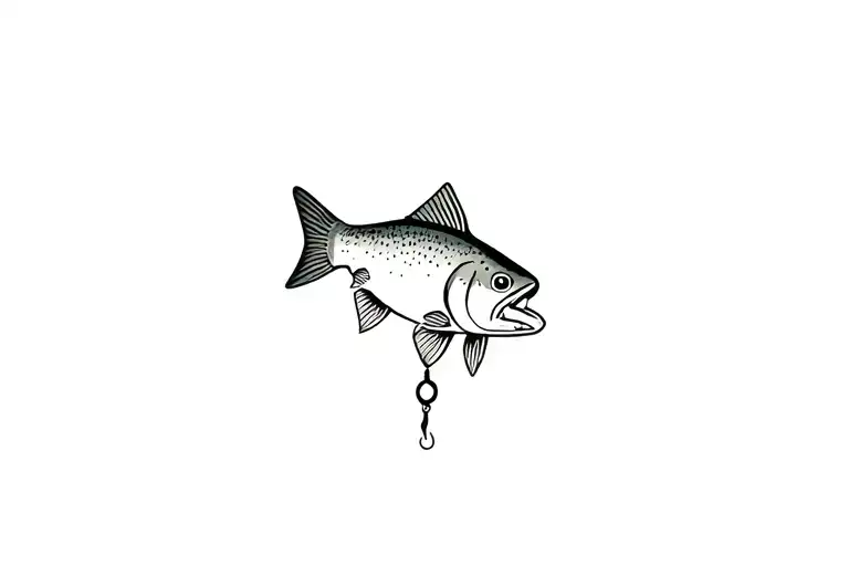 Trout With A Hook In Its Lip Cute