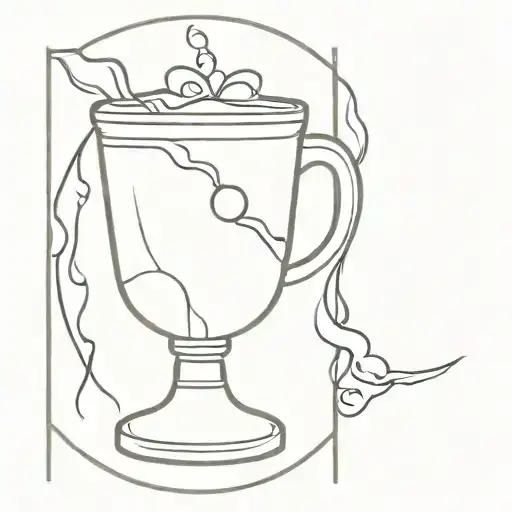 Tarot Cup With Water