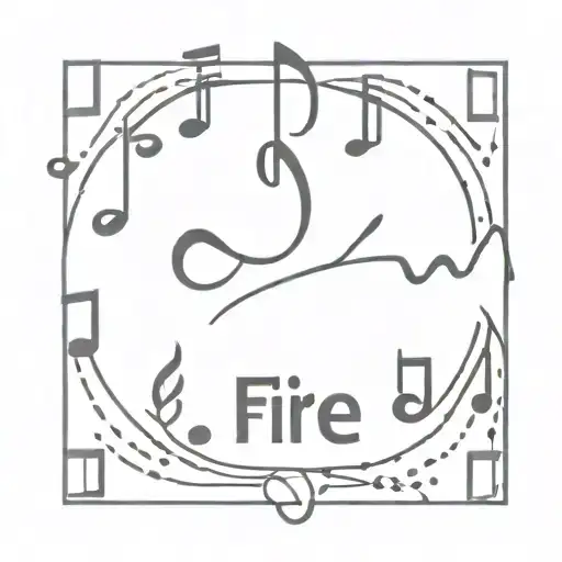 Camp Fire That Sparks Musical Notes