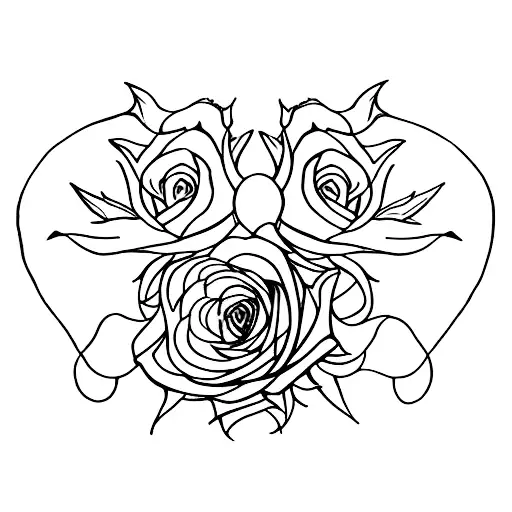 Rose And Thistle Entwined