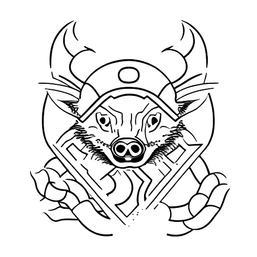 Honey Badger With Snake