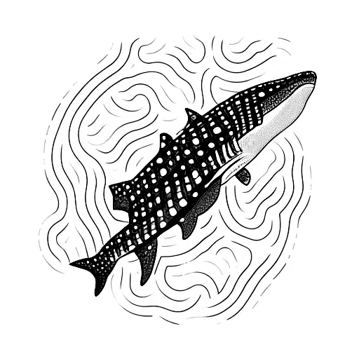 Whale Shark With Pattern