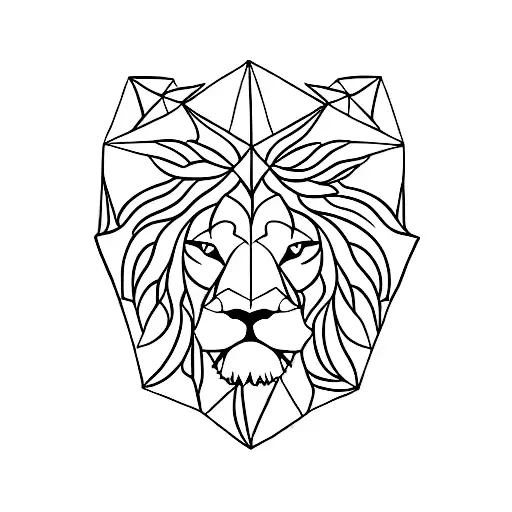 Lion In A Triangle