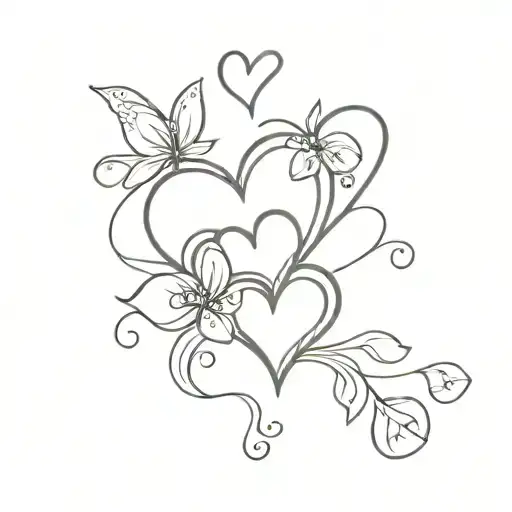 Self Care Love Hearts