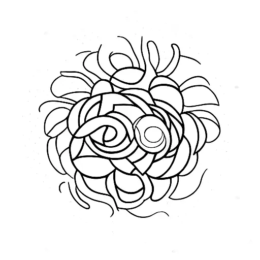 Simple Circle With Light And Darkness