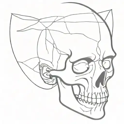 Face Coming Out Of Skull