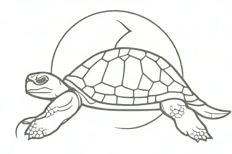 Turtle On A Surf Board