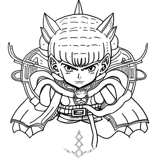 A Tattoo Inspired By A Specific Scene From The Berserk Manga Series