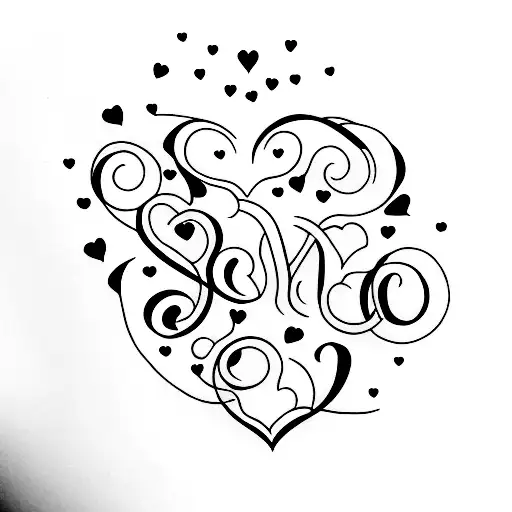 Austyn Script With Heart