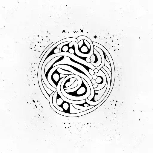 Puppy Paw Fire Infinity Symbol