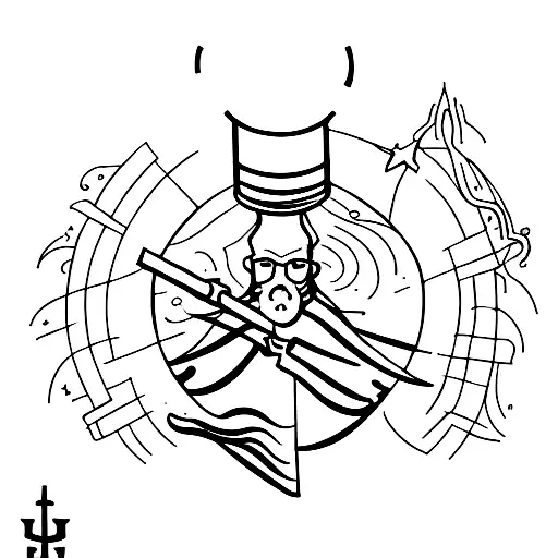 The Hermit Tarot Card With Lantern And Staff