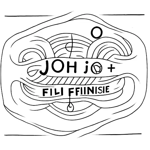 John 11 Written Small In Fine Line Horizontally With A Dainty Cross Incorporated