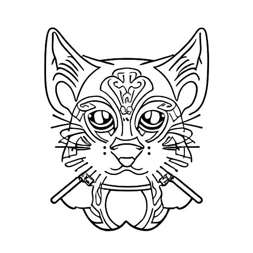 A Cat Riding A Motorcycle