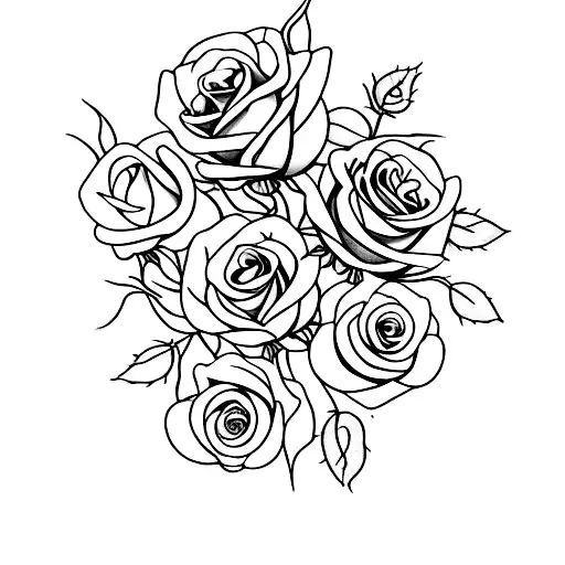 Faith Text With Roses