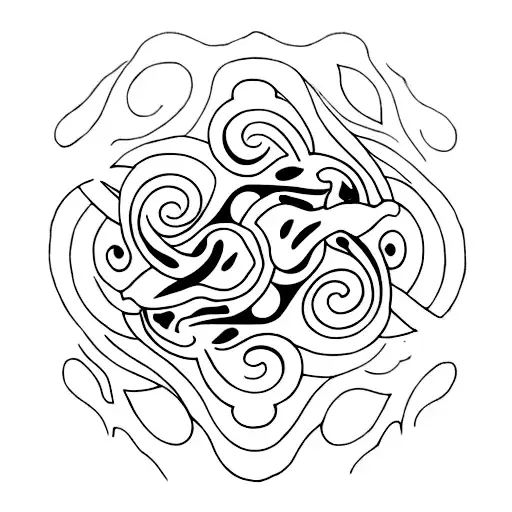 I Want Yingyang Tatto With More Creative Way