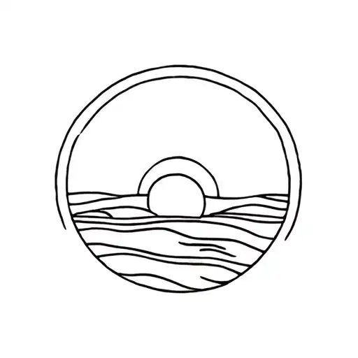 Sun Ocean Beach Sunset