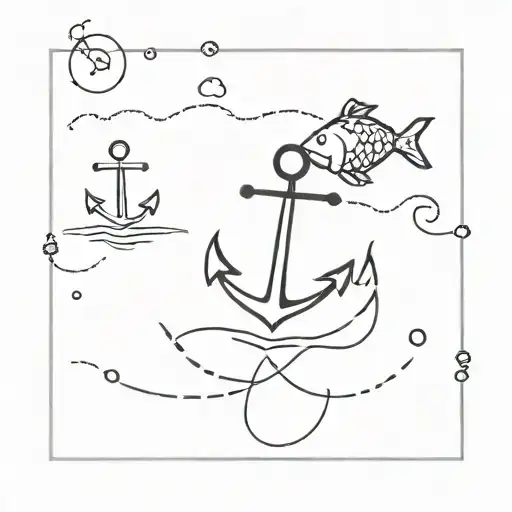 Anchor And Fish