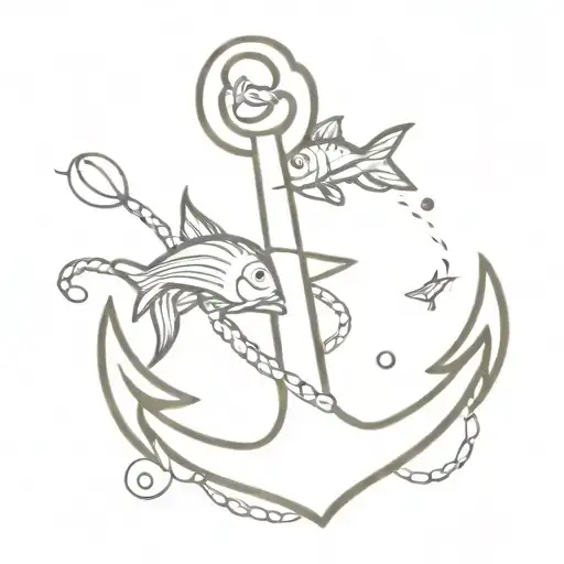 Anchor And Fish