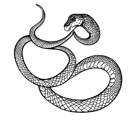 A Simple Rattle Snake Slithering
