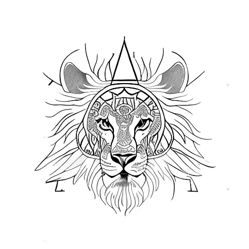 Unalome Symbol Leo