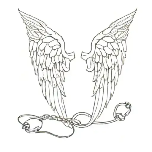 Chained Angel Wings