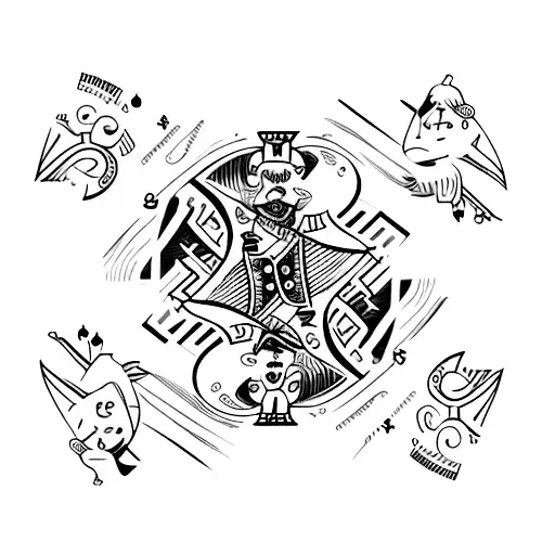 Jack Playing Card With Super Nova