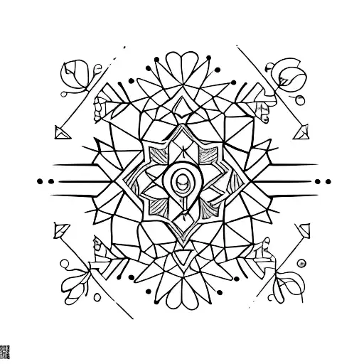 A Small And Minimalist Precious Stone In Black With Fine Lines On The Top Of The Hand