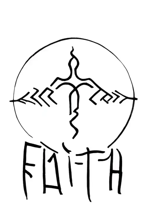 Walk By Faith Symbol
