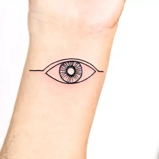 A Friendship Tattoo With Eye
