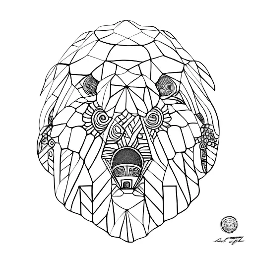 A Minimalist Design Combining Elements Of Guadeloupe And Africa In A Unique And Abstract Way