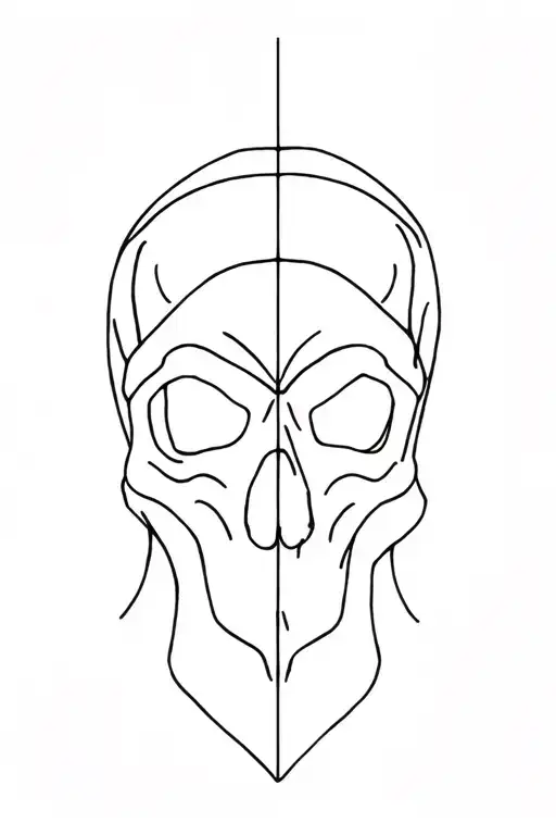 Minimalist Minimalist Skull