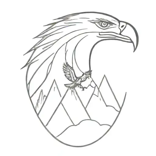 Eagle And Mountain Shoulder
